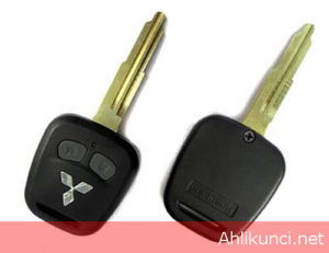 Casing Remote Kunci Mobil Mitsubishi 2 Tombol