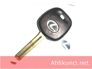 Kunci Kosong transponder Mobil Lexus (pisau Pendek)